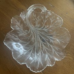Antique Glass Serving Dish