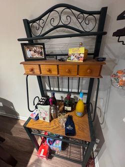 Bakers rack/ bar