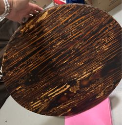 Round Wood Slice Board