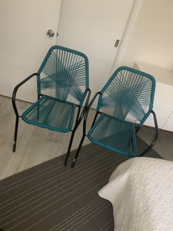 Acapulco chairs pair