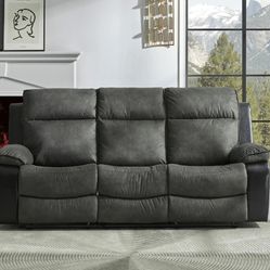 Woodsway Gray Reclining Set

