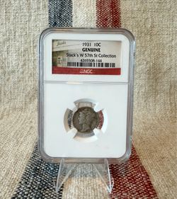 1931 Mercury Dime – NGC Genuine (Stack’s W 57th St Collection)