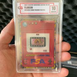 Graded Pokémon Film Cell Trading Card