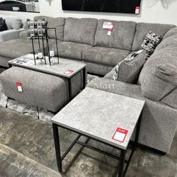 3 Pieces Sectional Financing Available By ASHLEY 