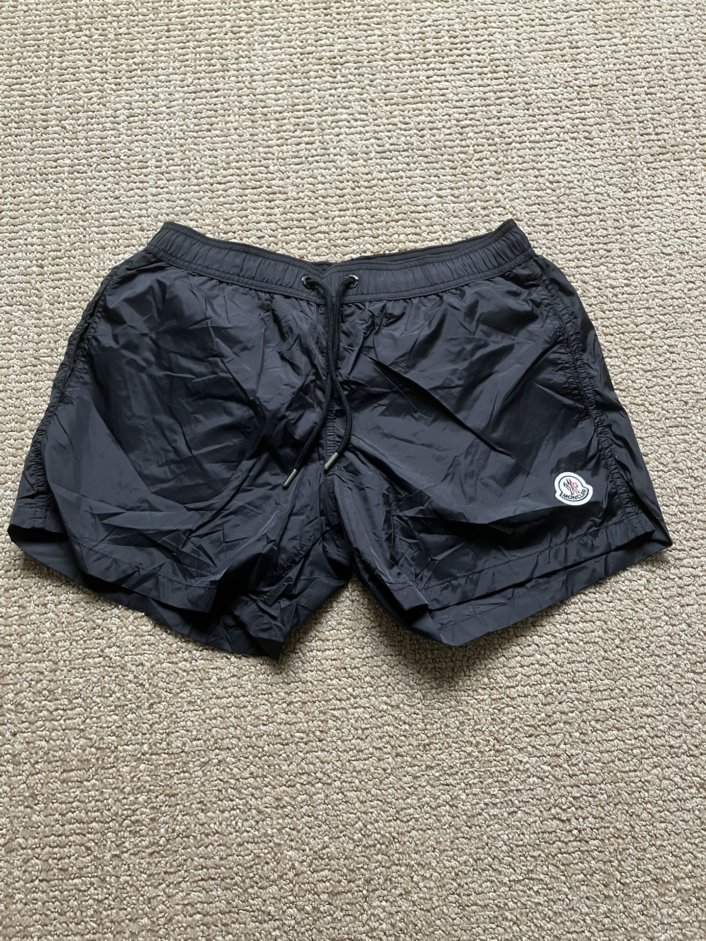 Moncler Swim Shorts Black Mens Medium