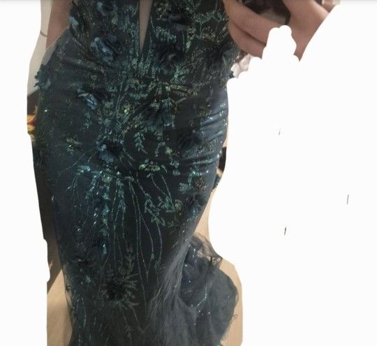 Emerald Green Prom Dress 