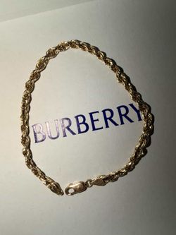 10k Gold Rope Bracelet