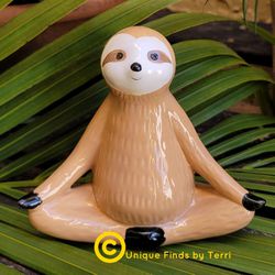 CLEARANCE! Brand New!  6 1/8" Yoga Sloth | SHIPPING IS AVAILABLE