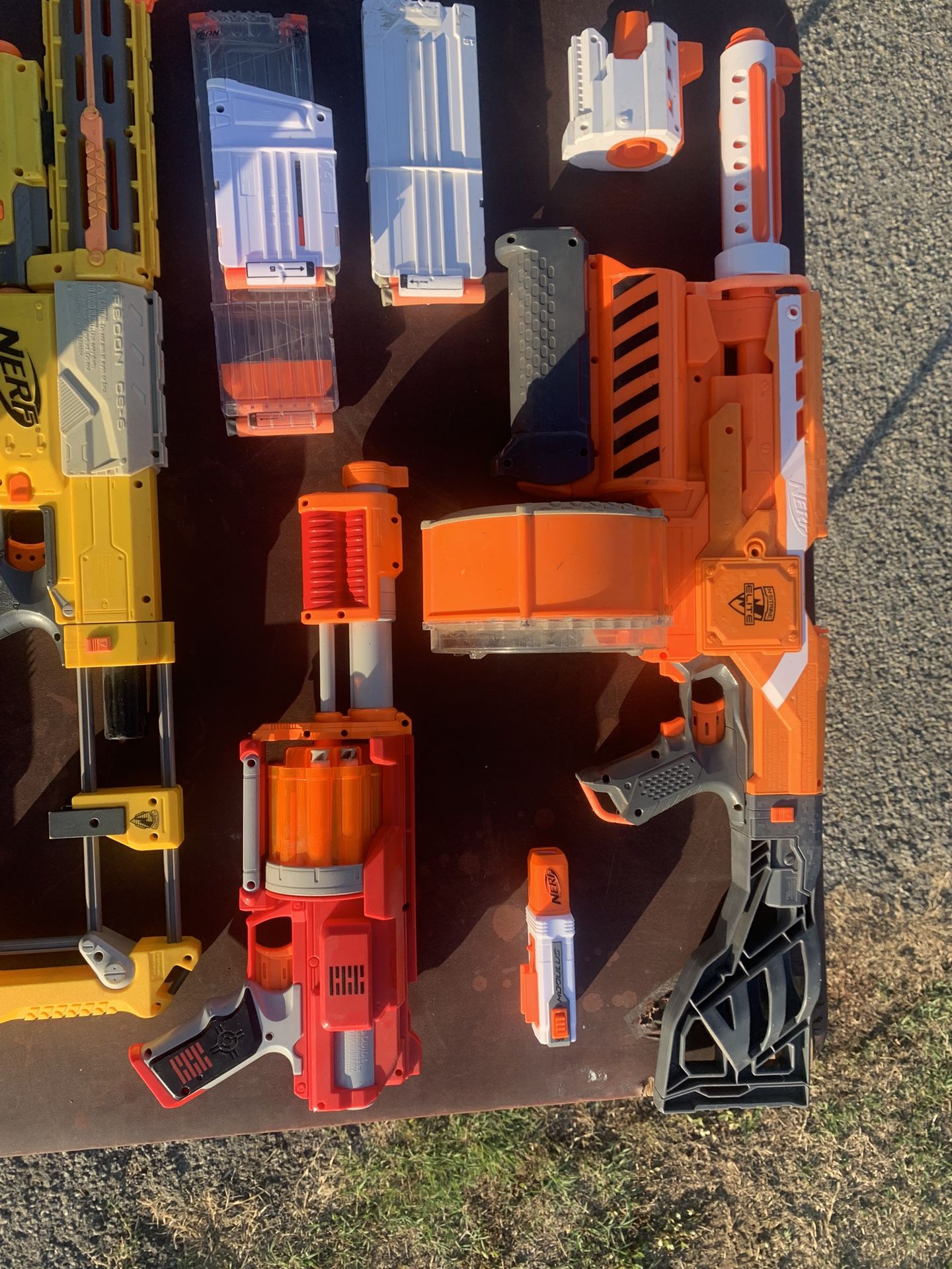 Nerf Guns Excellent Condition.