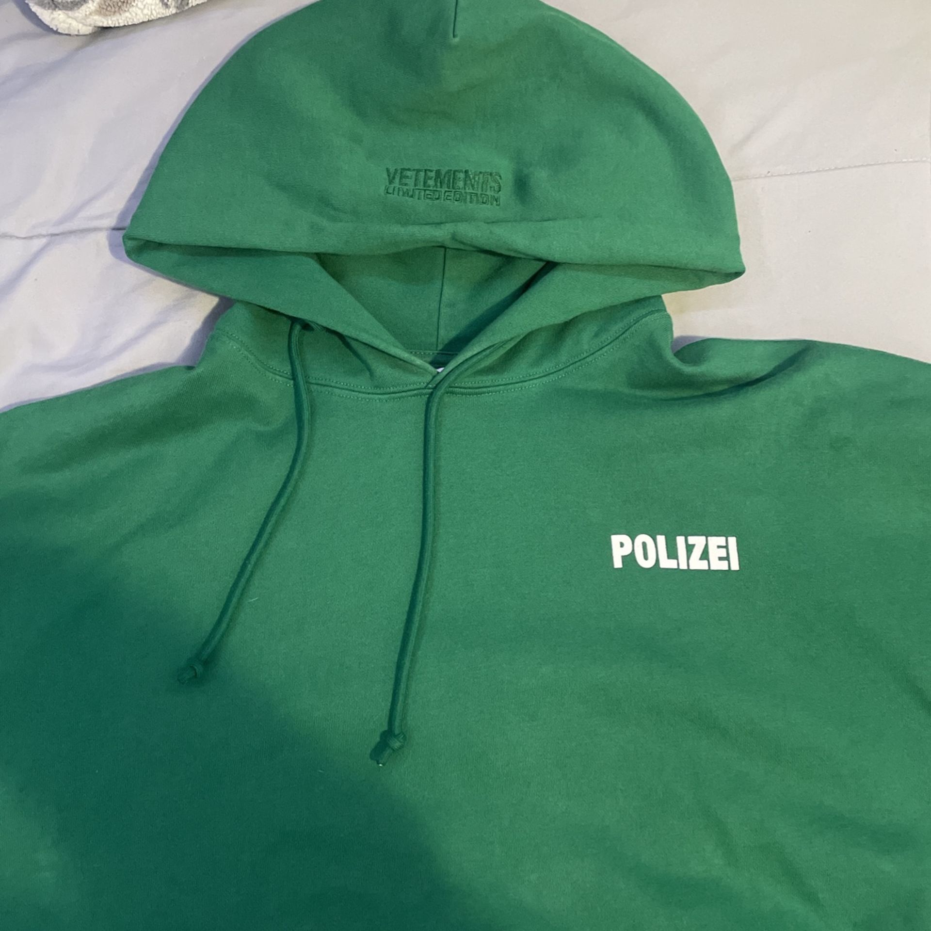Vetements 2016 Polizei Hoodie