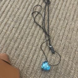 Two crystal necklaces