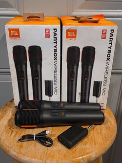 🔥JBL Rechargeable Wireless Microphones🔥$125 Each Box/ Cada Caja 🚫 FIRM ON PRICE 🚫