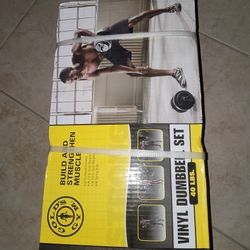 Vinyl Dumbbell Set 40 LBS 