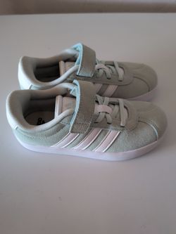 Adidas Unisex-Kids VL Court 3.0 Elastic Lace, Halo Mint