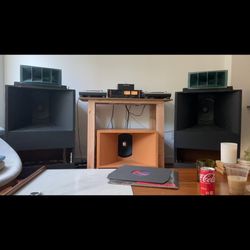 Pair Of Altec Lansing A7s Vintage Speakers + 816a 15” Subwoofer For SALE