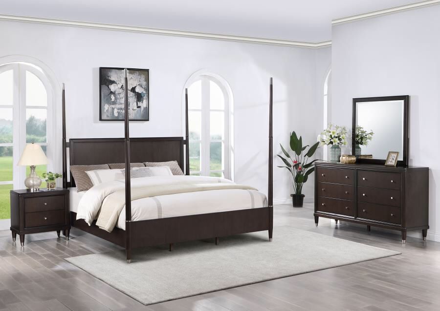 4 Piece Bedroom Set Include Queen Bed, Dresser, Mirror, 1 Nightstand…Optional Chest and sizes can be added