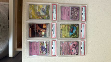Pokémon graded cards collection