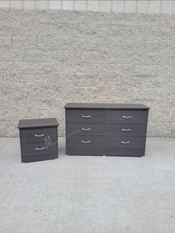 Gray Matte Bedroom Dresser Set!