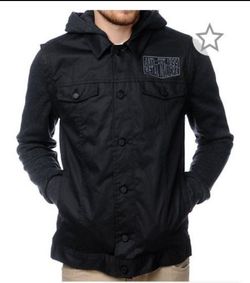 New SIZE LARGE Metal Mulisha Tasked Jacket $100 price is FIRM Message if interested CROSS POSTED