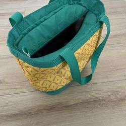 Vibrant Pineapple Insulated Cooler Tote Bag - Like New!