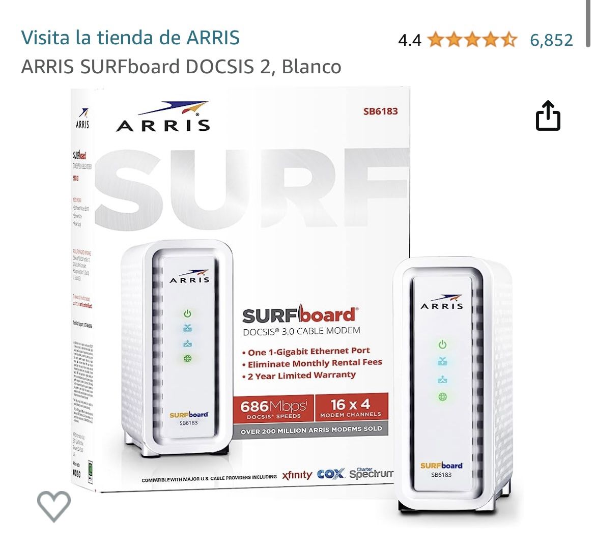 Surfboard  Docsis 3.0 Cable Modem