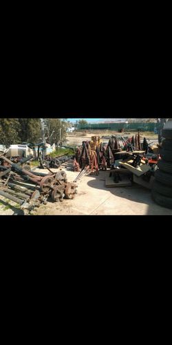 Mobile home office trailer axles tires stands piers jacks