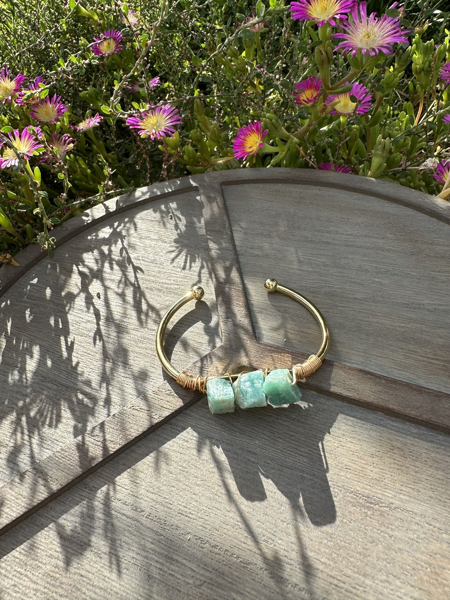 Raw Amazonite Crystal Handmade