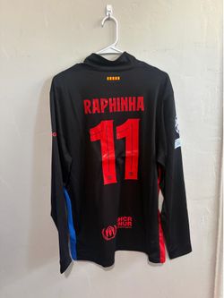 FC Barcelona 2024-25 away Raphinha jersey