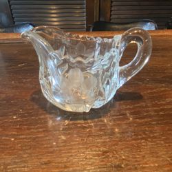 Vintage Cut Glass Creamer