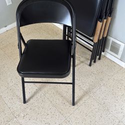 Black Folding Chairs