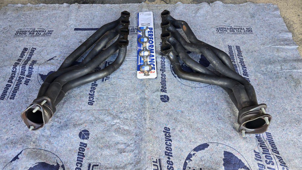 Ford 302 Long Tube Headers & Gaskets for Dart Heads