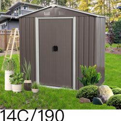 🔥8 x 4 FT Outdoor Storage Shed