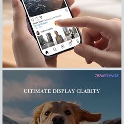 YZS Phone Camera Lens/Camera Mirror Adapter for iPhone 14 Pro/15/15 Pro/16/16 Pro ONLY - Overhead Shot & Unique POV Accessory for Content Creators, Ta