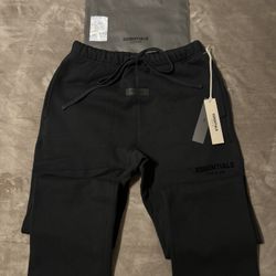 NEW Fear of God Essentials Black Relaxed Sweatpants Size XXS, XS, S, L, XL 100% Authentic✅ 