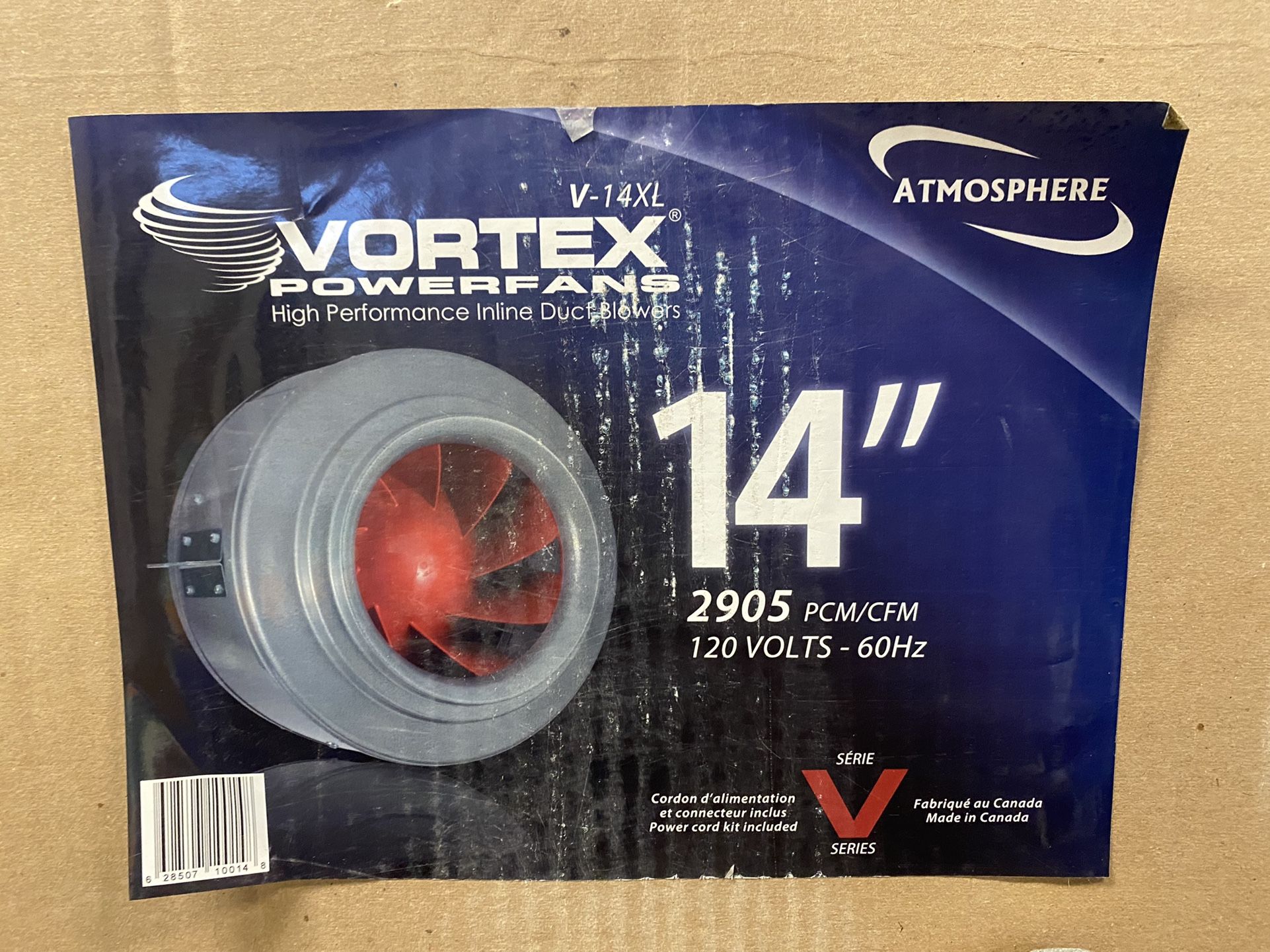 Brand new 14” Vortex Fan
