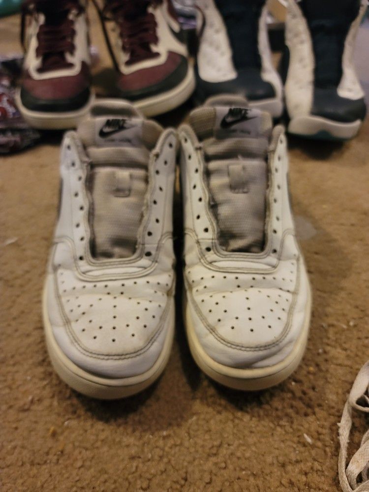 Nike Court Vision Low Mid White