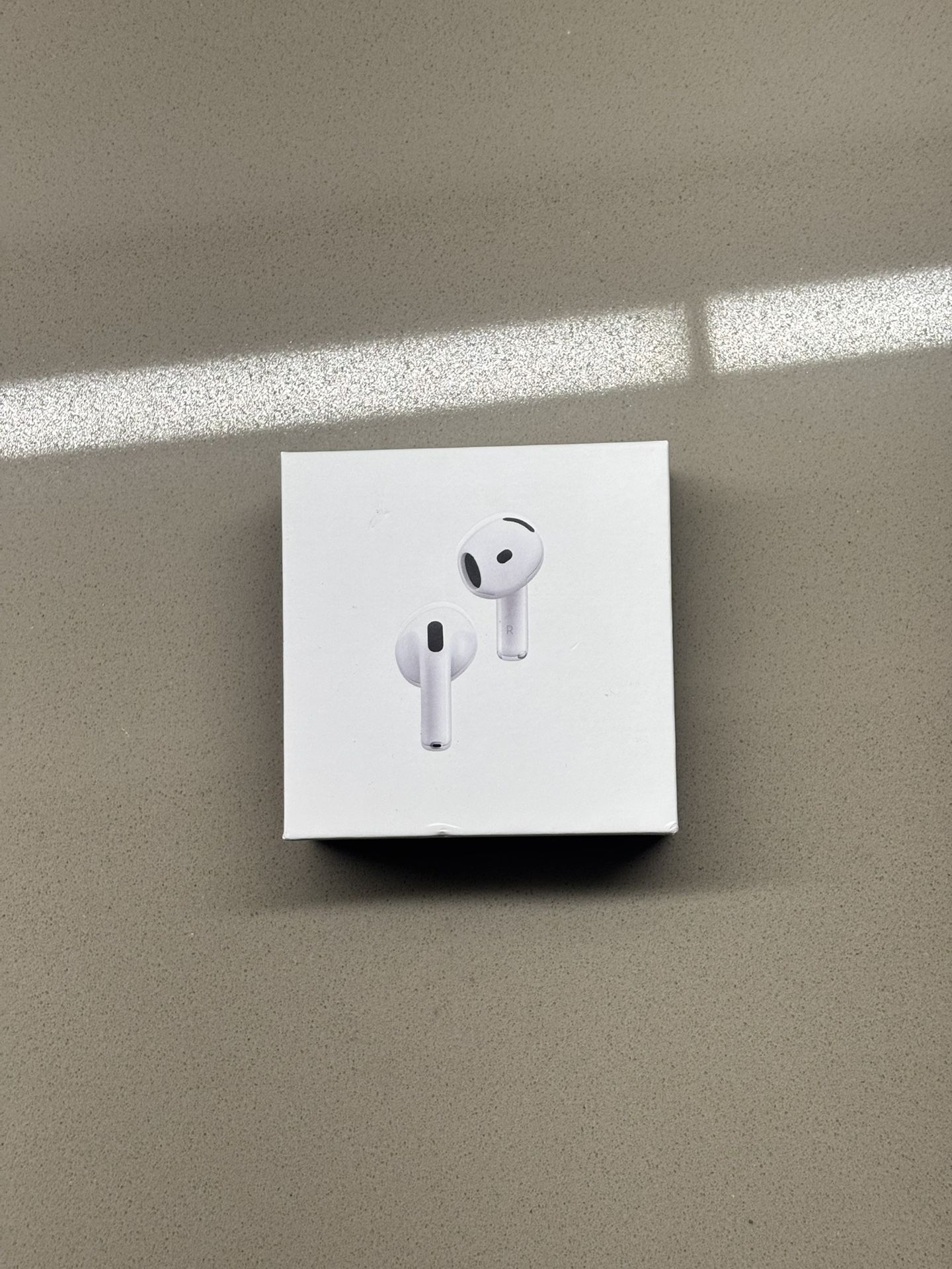 Apple AirPods 4 White In-Ear Headphones with Active Noise Cancellation