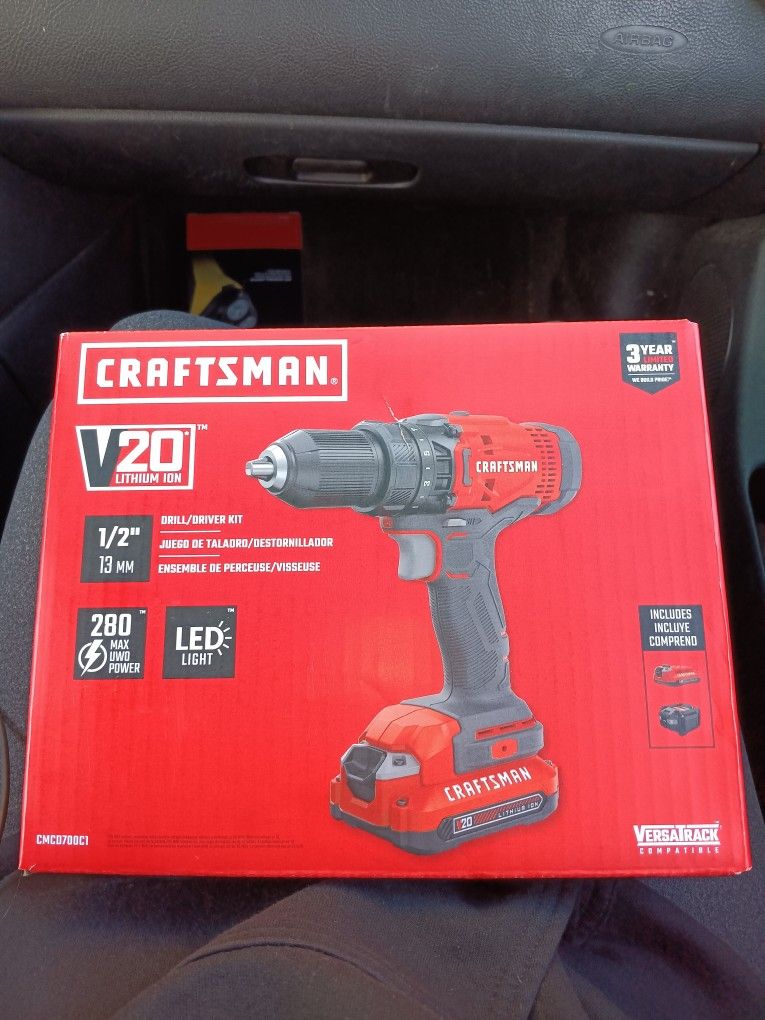 Brand New Caftman Drill Include Battery