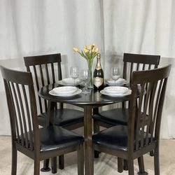 Compact Dining Table & 4 Chairs ASHLEY FURNITURE 