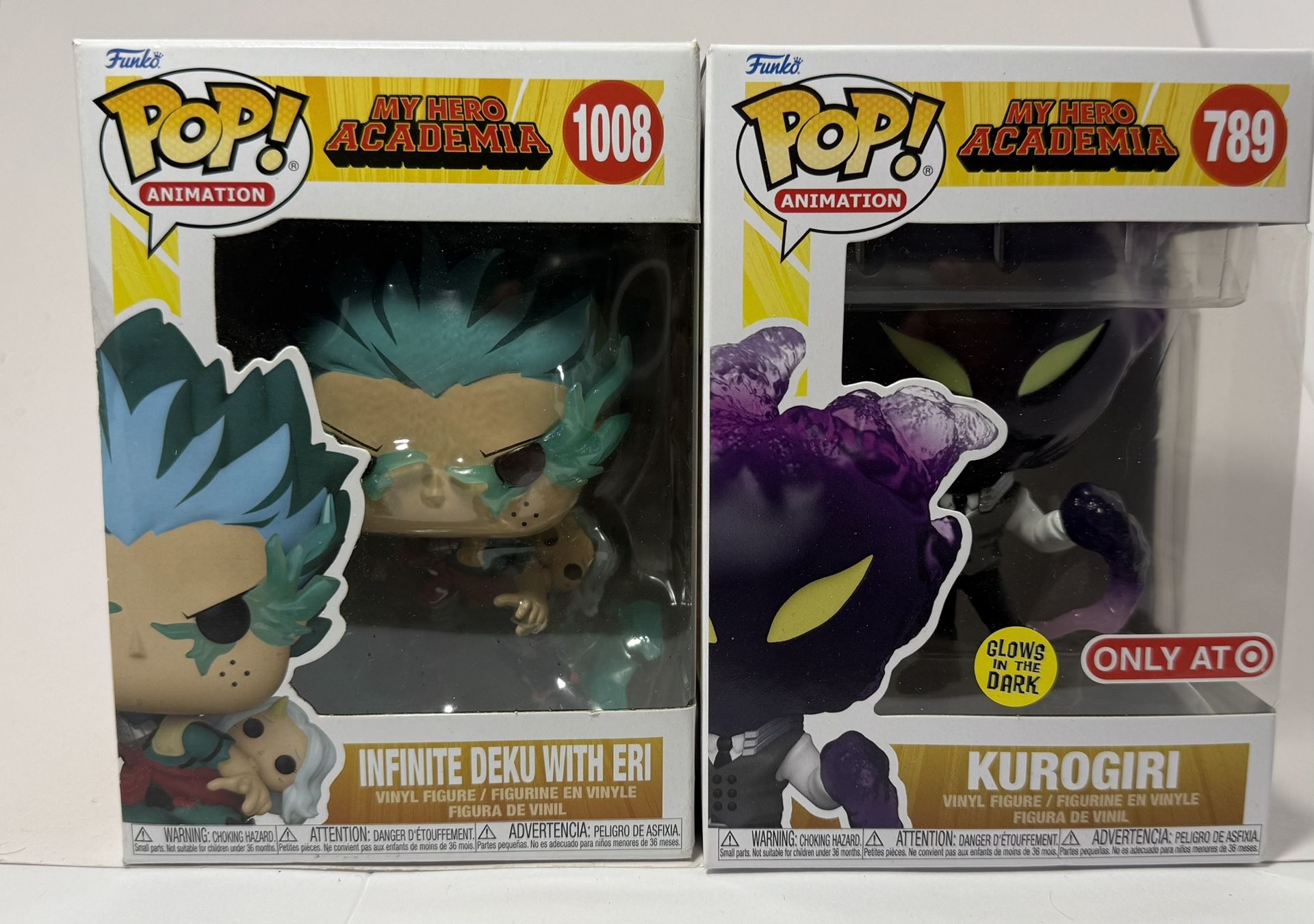 My Hero Academia Funko Pop Bundle β Deku #789 & Kurogiri #1008