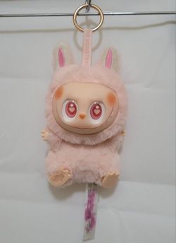 LaFuFu Pink DaDa Plush Keychain