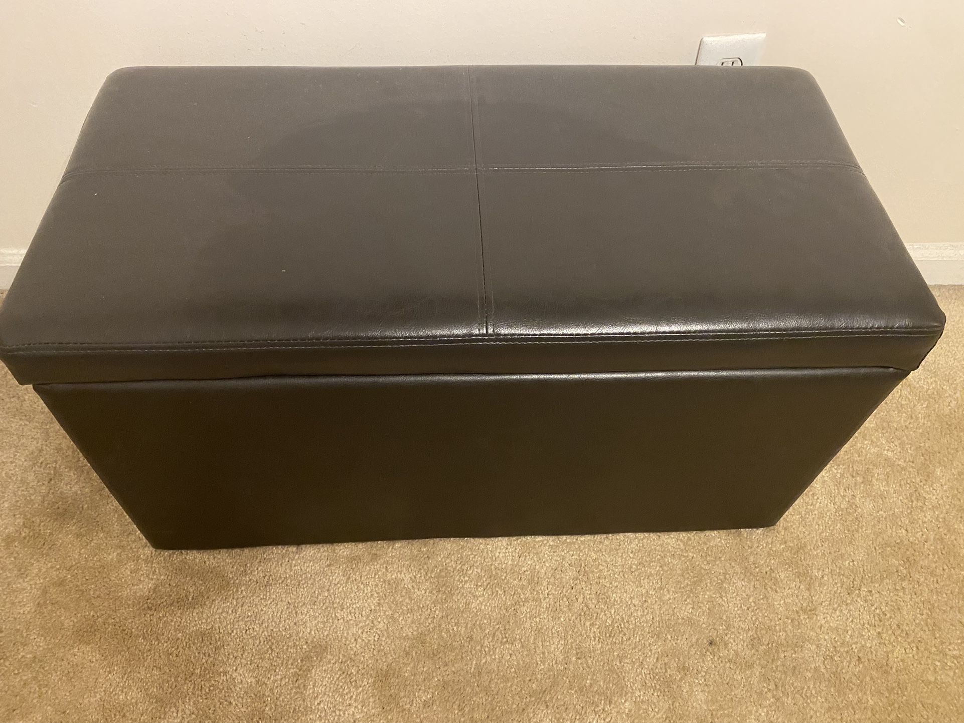 Chocolate Ottoman With Storage