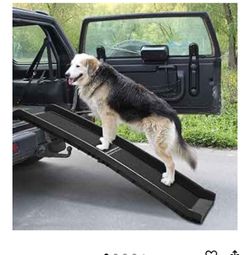 Coziwow by Jaxpety Foldable Dog Car Ramp, Black, 62-in
