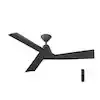 Home Decorators Collection Easton 52 in. Indoor/Outdoor Matte Black Ceiling Fan with Remote