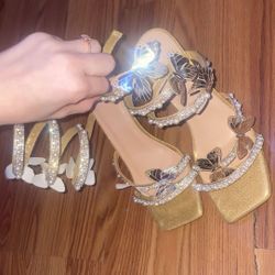 Butterfly Heels  Size 39