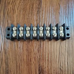 16 PCS Connector Double Row Barrier Strip 8 Circuit 0.438