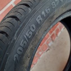 205/50/16. Car Tire Like New. 