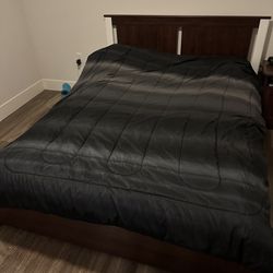 IKEA Malm Queen Bed Frame And Mattress