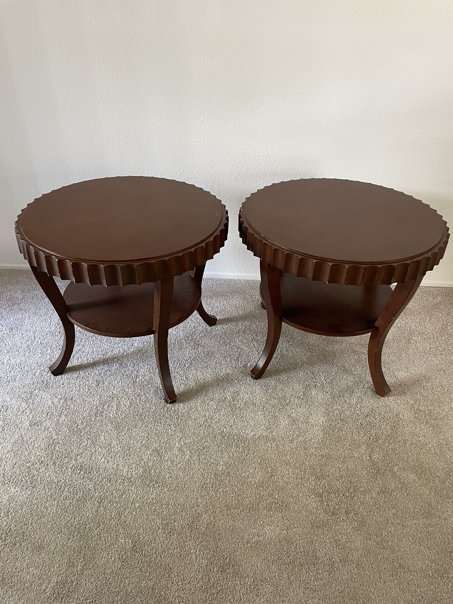Round End Tables.