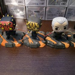 Star Wars Red Saber Series Funko Pops – Sith Set (5 Figures)